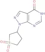 3-{4-Oxo-1H,4H,5H-pyrazolo[3,4-d]pyrimidin-1-yl}-1λ6-thiolane-1,1-dione