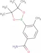 4-Methyl-3-(4,4,5,5-tetramethyl-1,3,2-dioxaborolan-2-yl)benzamide