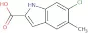 6-Chloro-5-methyl-1H-indole-2-carboxylic acid