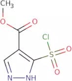 Methyl 5-(chlorosulfonyl)-1H-pyrazole-4-carboxylate