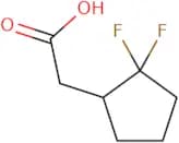 2-(2,2-Difluorocyclopentyl)acetic acid