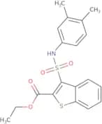 Ethyl 3-{[(3,4-dimethylphenyl)amino]sulfonyl}-1-benzothiophene-2-carboxylate