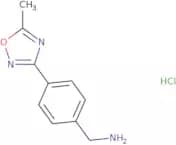 [4-(5-Methyl-1,2,4-oxadiazol-3-yl)benzyl]amine hydrochloride