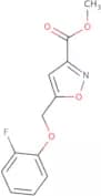Methyl 5-(2-fluorophenoxymethyl)-1,2-oxazole-3-carboxylate