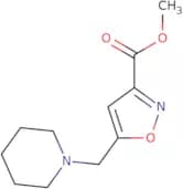 Methyl 5-(piperidin-1-ylmethyl)-1,2-oxazole-3-carboxylate