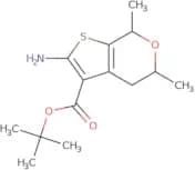 tert-Butyl 2-amino-5,7-dimethyl-4H,5H,7H-thieno[2,3-c]pyran-3-carboxylate