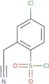 4-Chloro-2-(cyanomethyl)benzene-1-sulfonyl chloride