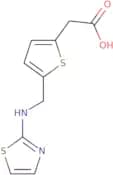 2-(5-{[(1,3-Thiazol-2-yl)amino]methyl}thiophen-2-yl)acetic acid