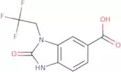 2-Oxo-3-(2,2,2-trifluoroethyl)-2,3-dihydro-1H-1,3-benzodiazole-5-carboxylic acid