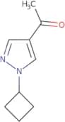 1-(1-Cyclobutyl-1H-pyrazol-4-yl)ethan-1-one