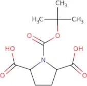 1-[(tert-Butoxy)carbonyl]pyrrolidine-2,5-dicarboxylic acid