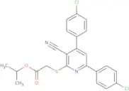 Isopropyl 2-((4,6-bis(4-chlorophenyl)-3-cyanopyridin-2-yl)thio)acetate