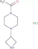 1-[4-(Azetidin-3-yl)piperazin-1-yl]ethan-1-one hydrochloride