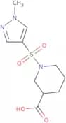 1-[(1-Methyl-1H-pyrazol-4-yl)sulfonyl]piperidine-3-carboxylic acid