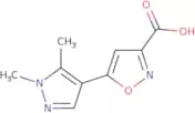 5-(1,5-Dimethyl-1H-pyrazol-4-yl)-isoxazole-3-carboxylic acid