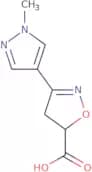 3-(1-Methyl-1H-pyrazol-4-yl)-4,5-dihydro-isoxazole-5-carboxylic acid