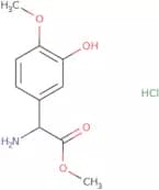 Methyl 2-amino-2-(3-hydroxy-4-methoxyphenyl)acetate hydrochloride
