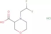4-(2,2-Difluoroethyl)morpholine-3-carboxylic acid hydrochloride