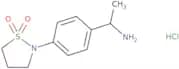 2-[4-(1-Aminoethyl)phenyl]-1,2-thiazolidine-1,1-dione hydrochloride