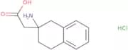 2-(2-Amino-1,2,3,4-tetrahydronaphthalen-2-yl)acetic acid hydrochloride