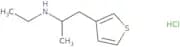 Ethyl[1-(thiophen-3-yl)propan-2-yl]amine hydrochloride