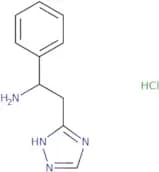 1-Phenyl-2-(4H-1,2,4-triazol-3-yl)ethan-1-amine hydrochloride