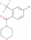 4-[4-Bromo-2-(trifluoromethyl)benzoyl]morpholine