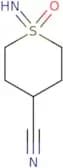 1-Imino-1-oxo-1λ⁶-thiane-4-carbonitrile