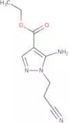 Ethyl 5-amino-1-(2-cyanoethyl)-1H-pyrazole-4-carboxylate