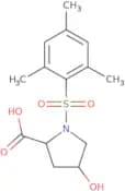 4-Hydroxy-1-(2,4,6-trimethylbenzenesulfonyl)pyrrolidine-2-carboxylic acid