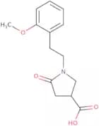 1-[2-(2-Methoxyphenyl)ethyl]-5-oxopyrrolidine-3-carboxylic acid