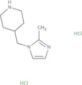 4-[(2-Methyl-1H-imidazol-1-yl)methyl]piperidine dihydrochloride