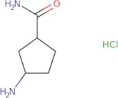 rac-(1R,3S)-3-Aminocyclopentane-1-carboxamide hydrochloride