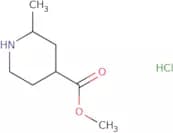 rac-Methyl (2R,4R)-2-methylpiperidine-4-carboxylate hydrochloride