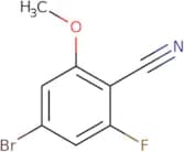 4-Bromo-2-fluoro-6-methoxybenzonitrile