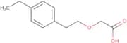 2-[2-(4-Ethylphenyl)ethoxy]acetic acid