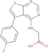 2-{[5-(4-Fluorophenyl)thieno[2,3-d]pyrimidin-4-yl]amino}acetic acid