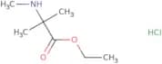 Ethyl 2-methyl-2-(methylamino)propanoate hydrochloride