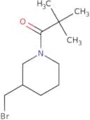 1-[3-(Bromomethyl)piperidin-1-yl]-2,2-dimethylpropan-1-one