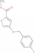 Methyl 4-((4-fluorobenzyl)oxy)thiophene-2-carboxylate