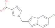 1-((6-Chloroimidazo[1,2-a]pyridin-2-yl)methyl)-1H-imidazole-4-carboxylic acid