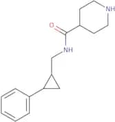 N-[(2-Phenylcyclopropyl)methyl]piperidine-4-carboxamide