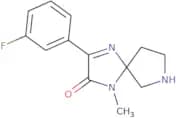 3-(3-Fluorophenyl)-1-methyl-1,4,7-triazaspiro[4.4]non-3-en-2-one