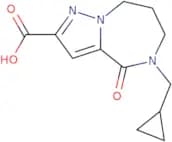 5-(Cyclopropylmethyl)-4-oxo-5,6,7,8-tetrahydro-4H-pyrazolo[1,5-a][1,4]diazepine-2-carboxylic acid