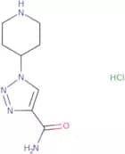 1-(Piperidin-4-yl)-1H-1,2,3-triazole-4-carboxamide hydrochloride