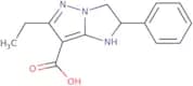 6-Ethyl-2-phenyl-2,3-dihydro-1H-imidazo[1,2-b]pyrazole-7-carboxylic acid