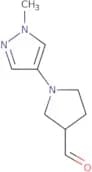 1-(1-Methyl-1H-pyrazol-4-yl)pyrrolidine-3-carbaldehyde