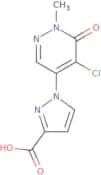 1-(5-Chloro-1-methyl-6-oxo-1,6-dihydropyridazin-4-yl)-1H-pyrazole-3-carboxylic acid