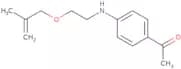1-[4-({2-[(2-Methylprop-2-en-1-yl)oxy]ethyl}amino)phenyl]ethan-1-one