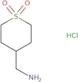 [(1,1-Dioxotetrahydro-2H-thiopyran-4-yl)methyl]amine hydrochloride